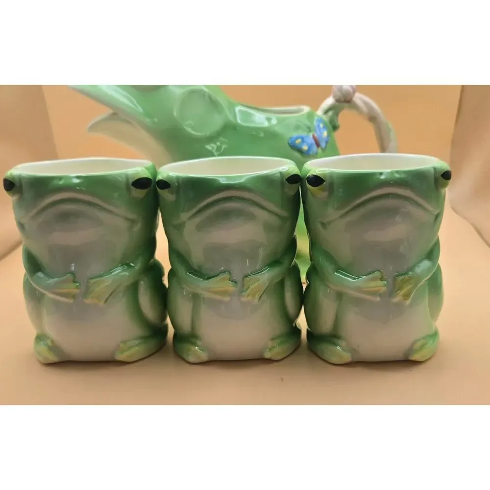 Franci Villa Vanilla Collection Pitcher and Cup Set Pre-Loved
